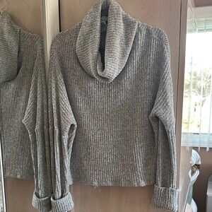 Windsor Gray Cowl Neck Sweater